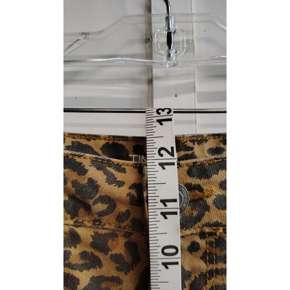 Time and Tru Size 14 Straight Women's Leopard Print Pull-On Shorts - Picture 5 of 5